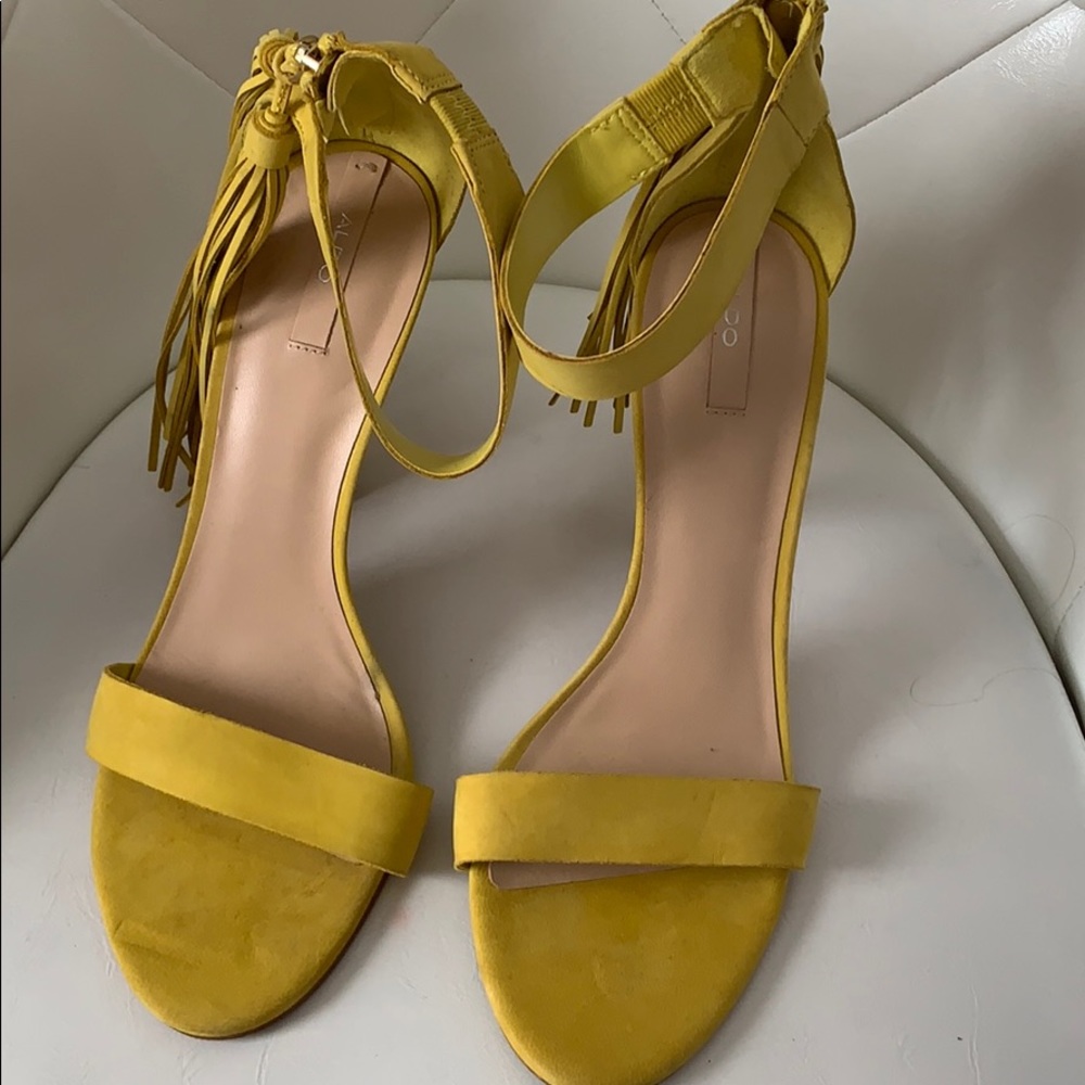 Yellow shoes